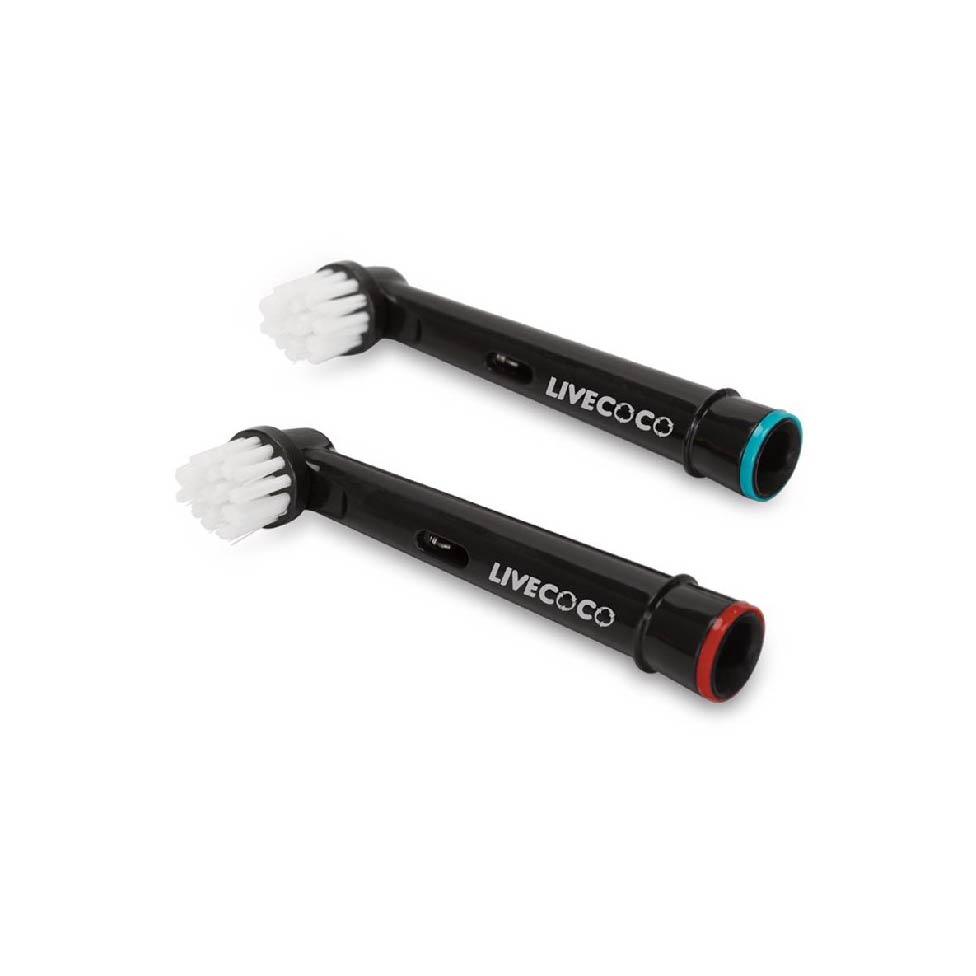 LiveCoco Kids Edition Oral B Compatible Recyclable Toothbrush Heads - Age 3+ - Image 3